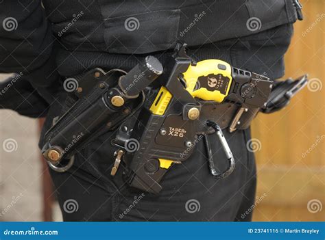 taser guns used by police.